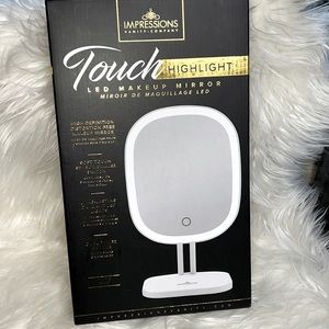 NIB Impressions Touch LED Makeup Mirror
